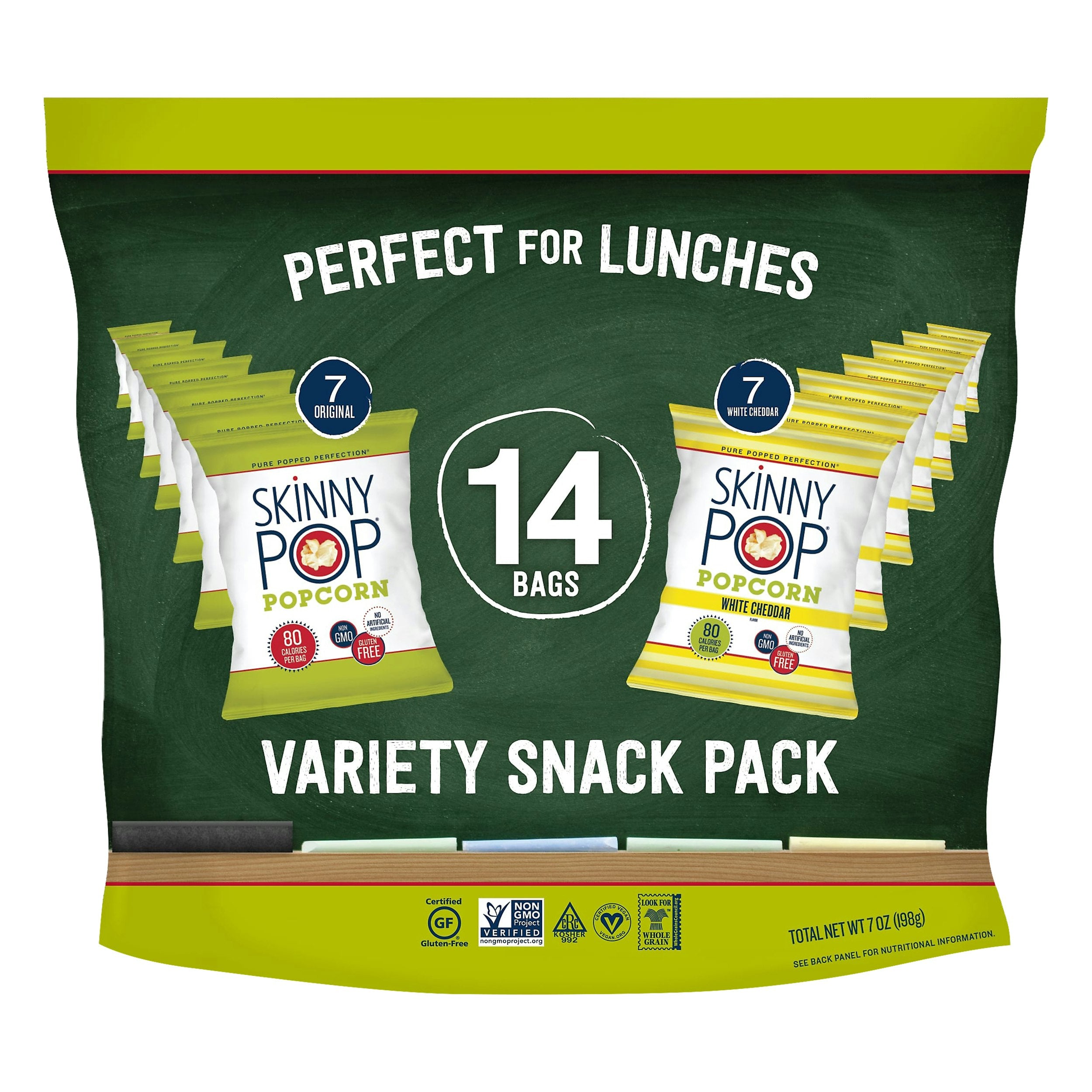 Skinny Pop Popcorn RTE 2 Variety Piecesk