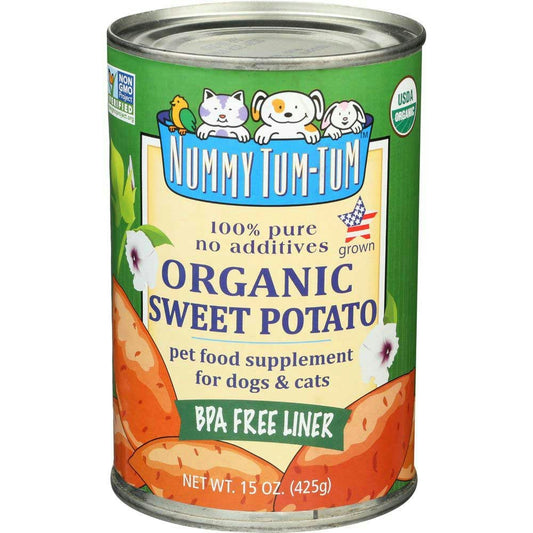 Nummy Tum Tum Dog Food Sweet Potato Organic 15 Oz (Pack of 12)