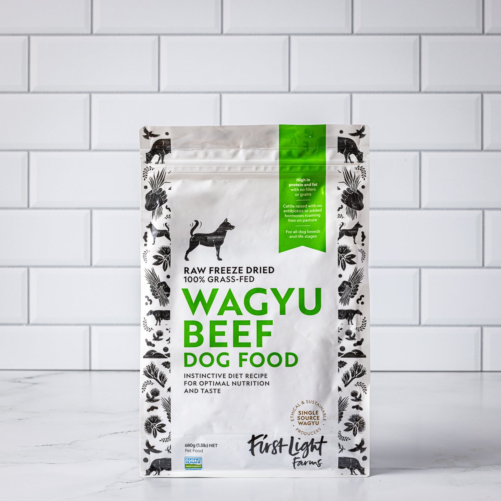 First Light Food Dog Raw Freeze Dry Wagyu Beef