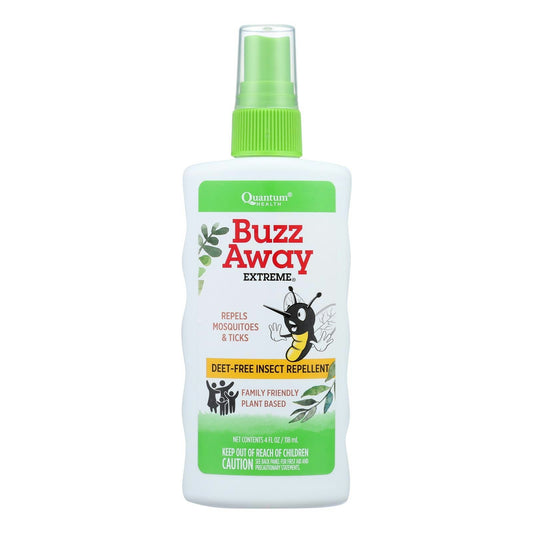 Quantum Buzz Away Extreme Insect Repellent - 4 fl oz (Pack of 3)