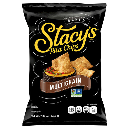 Stacys Pita Chips Large Multigrain 7.33 Oz (Pack of 12)