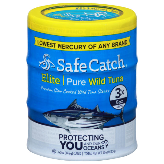 Safecatch Tuna Elite Pure 15 Oz (Pack of 6)