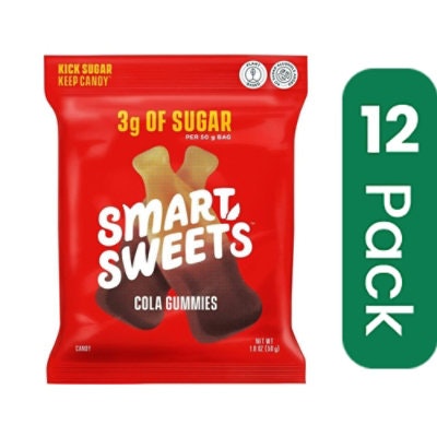 SmartSweets Cola Gummies Candy - 1.8 Ounce (Pack of 12)