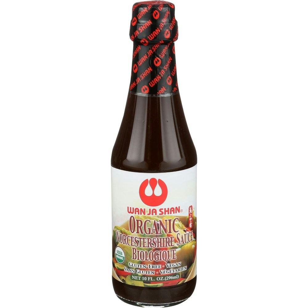 Wanjashan Sauce Worcestershire Organic 10 Oz Pack of 6