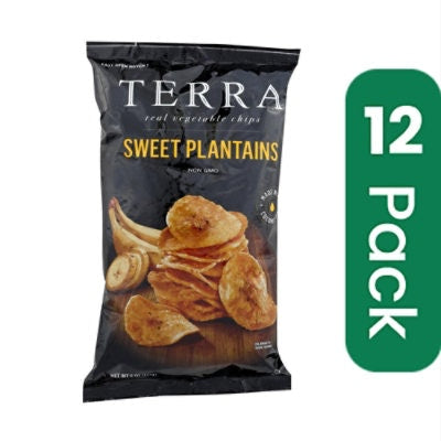 TERRA Chips Sweet Plantains - 5 oz (Pack of 12)