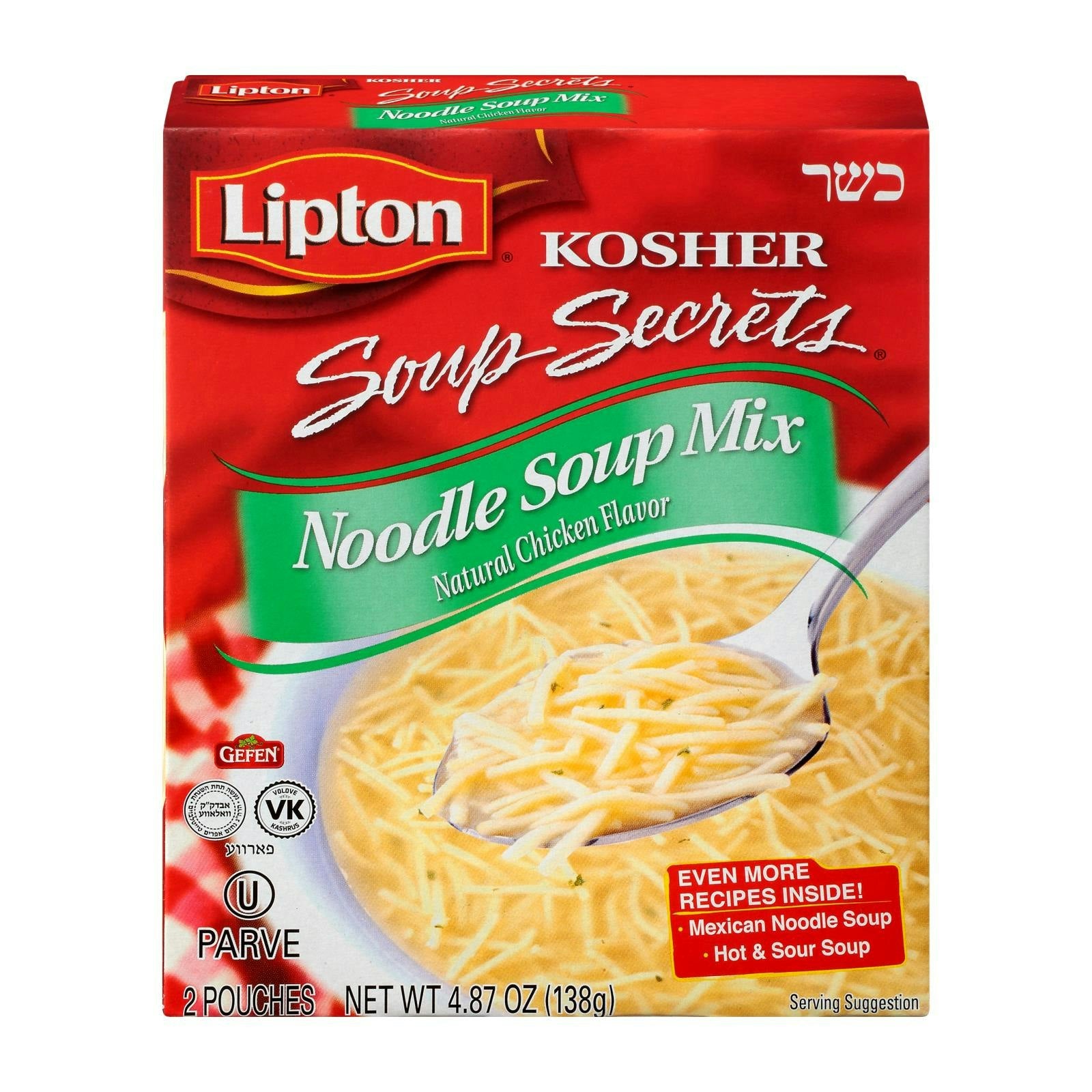 Lipton - Kosher Lipton Soup Packet Chickn Noodle
