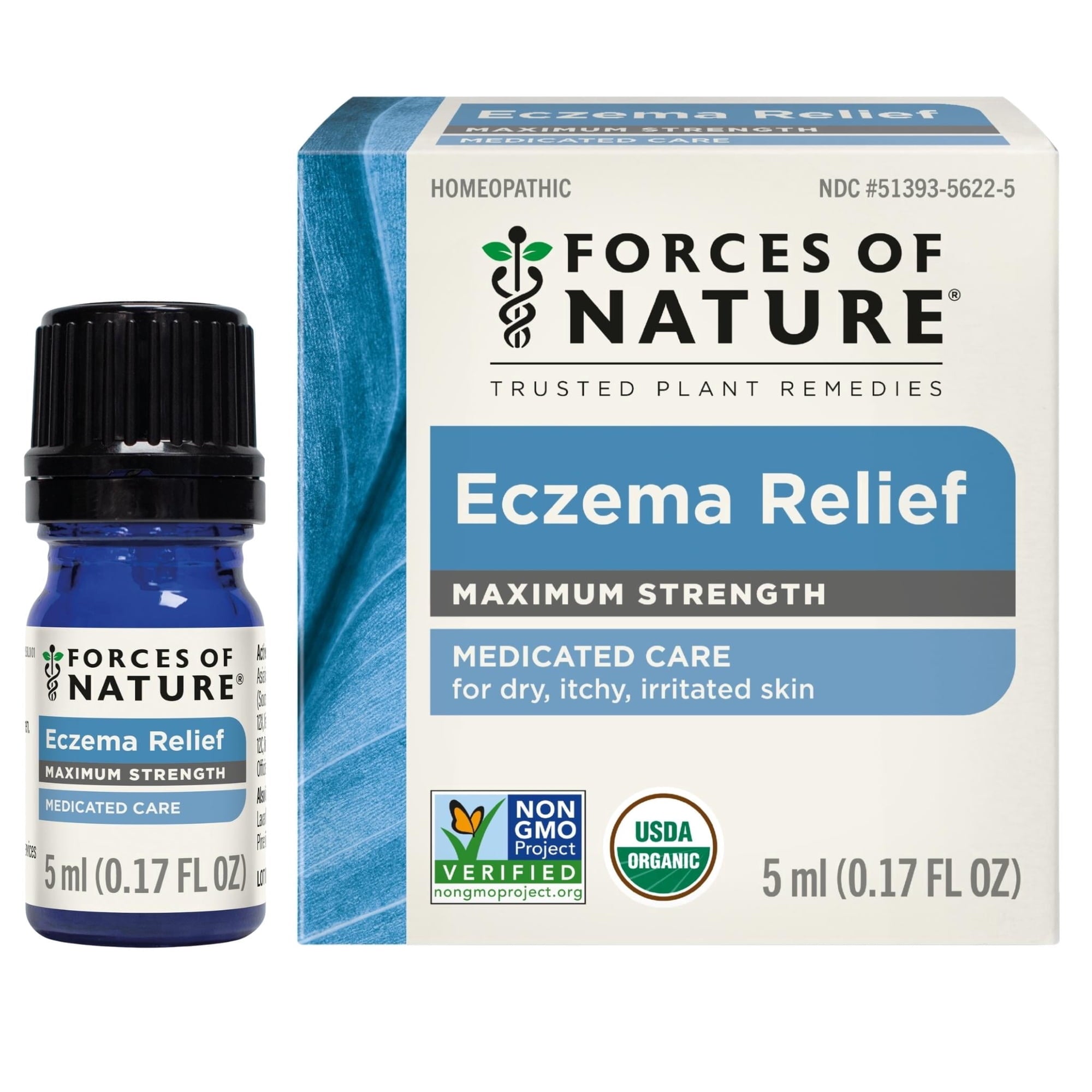 FORCES OF NATUR (Pack of 8) Forces of Nature Eczema Control Homeopathic Medicine Drops 5 mL