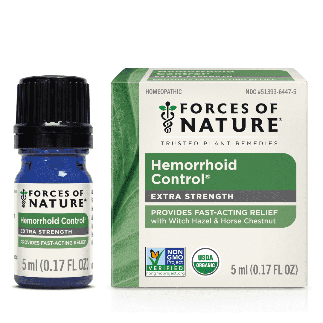 FORCES OF NATUR (Pack of 6) Forces of Nature Hemorrhoid Control Extra Strength 0.17 Fl Oz