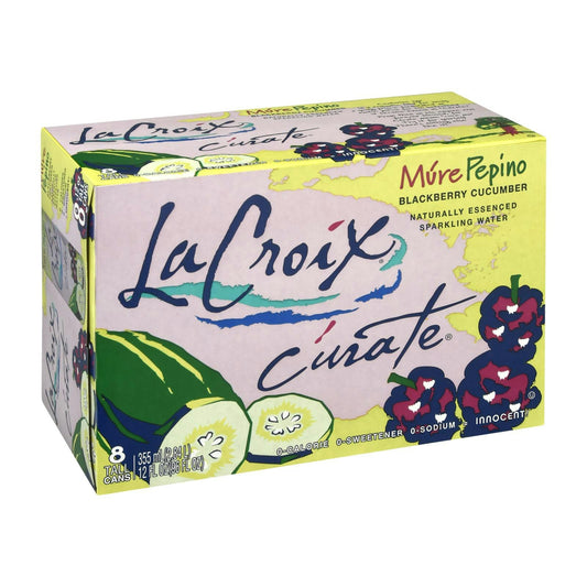 LaCroix Sparkling Water Mure Pepino 96 Fo Pack of 3