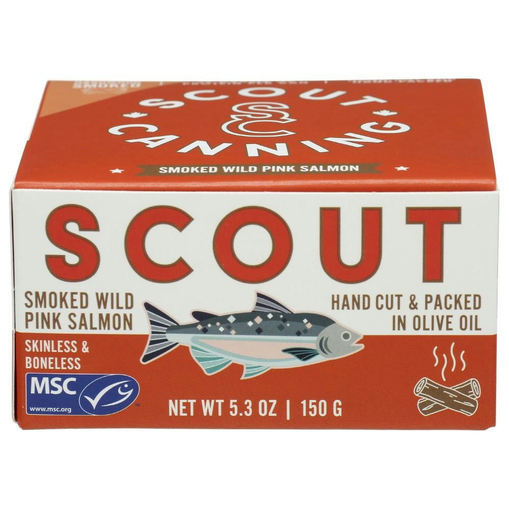 Scout Smoked Wild Pink Salmon