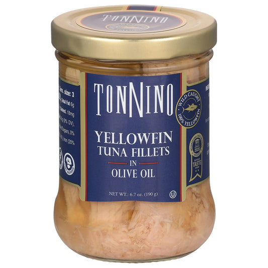 Tonnino Tuna Fillets Olive Oil Fad Free 6.7 oz (Pack of 6)