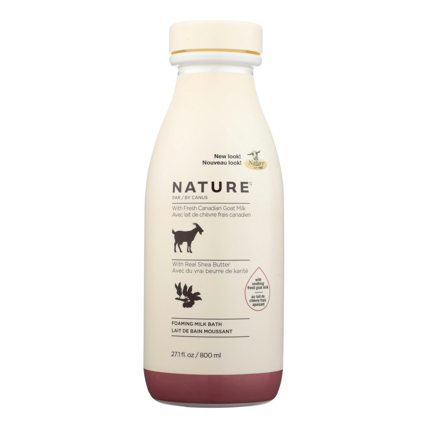Nature By Canus - Goats Milk Bath Foam Shea - 27.1 fl. oz (Pack of 3)