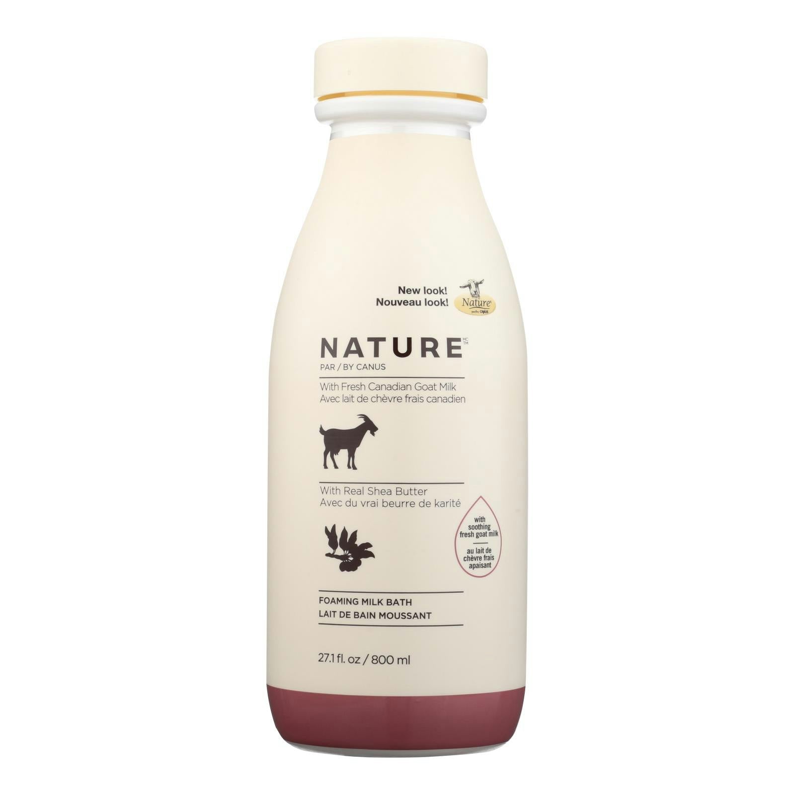 Nature By Canus - Goats Milk Bath Foam Shea - 27.1 fl. oz (Pack of 3)