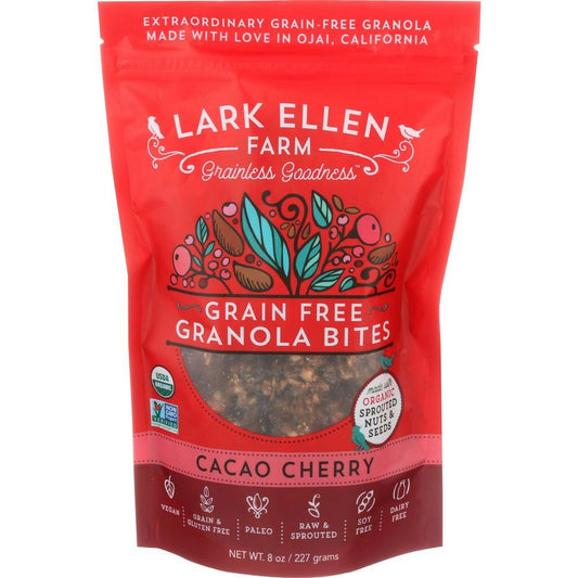 Lark Ellen Farm Cacao Cherry Grain Free Granola Bites 8 Oz Pack of 6
