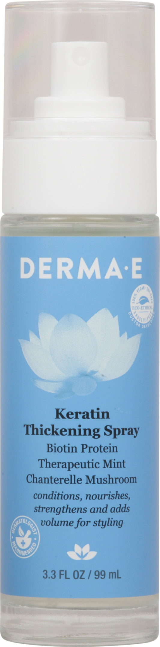 Derma E Spray Keratin Thickening 3.35 Oz