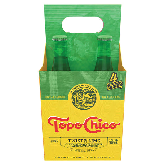 Topo Chico Water Lime Twist Glass 48 oz (Pack of 6)