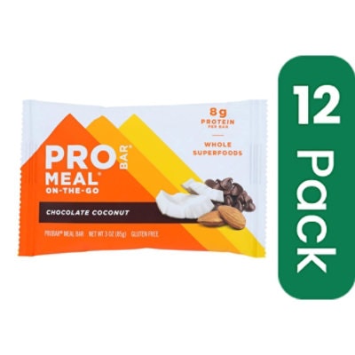 Probar Organic Chocolate Coconut Bar 3 oz (Pack of 12)