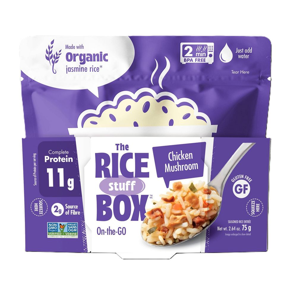 THE RICE STUFF (Pack of 12) The Rice Stuff Rice Chicken Mushroom 2.64 Oz