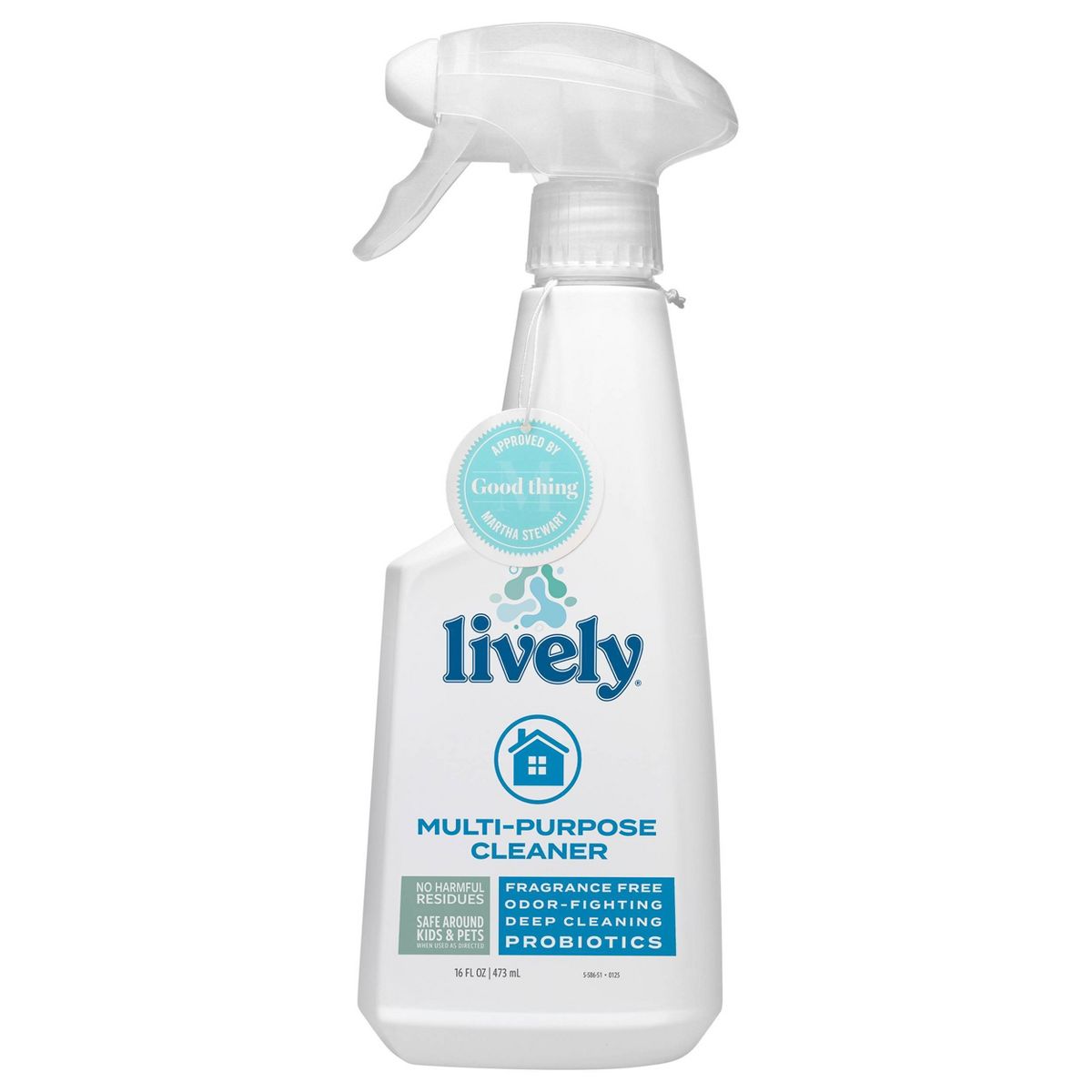LIVELY (Pack of 12) Lively Cleaner Multi Probiotic Multipurpose Cleaner 16 Fl Oz