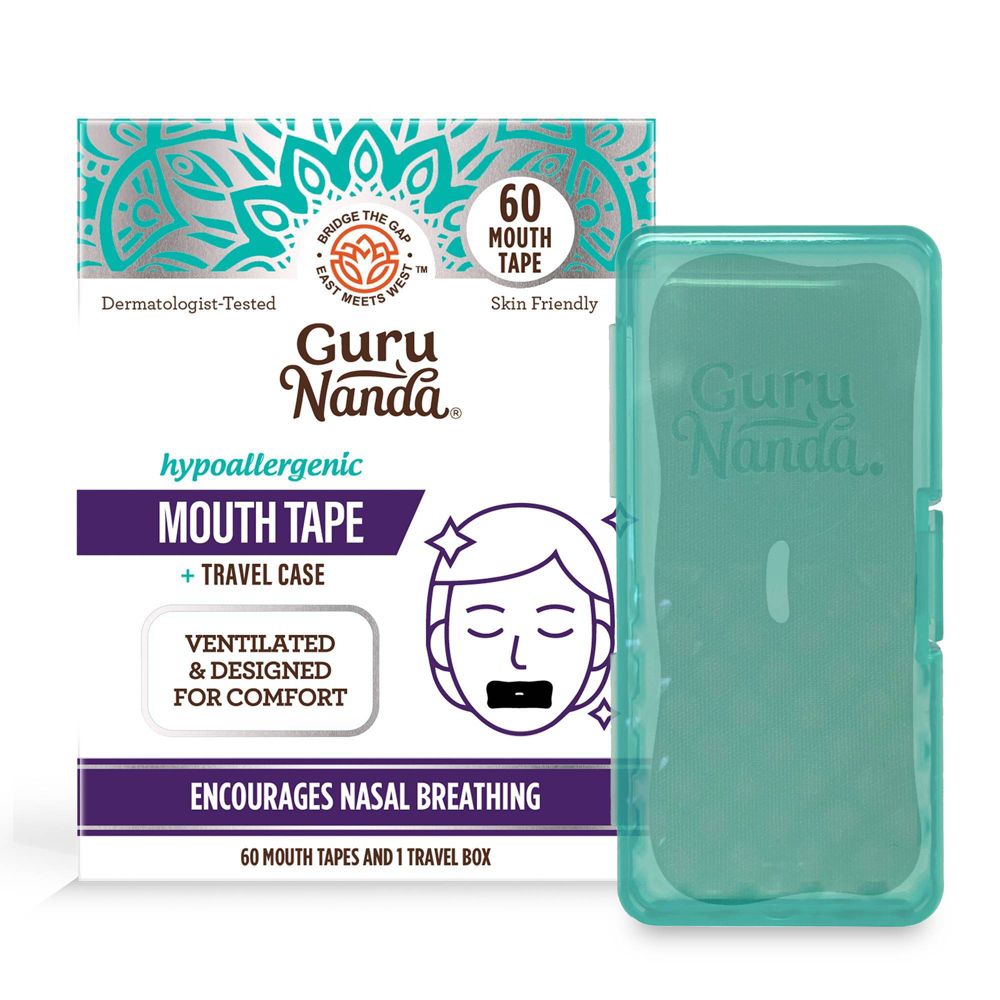 GURUNANDA (Pack of 6) Gurunanda Tape Mouth Hypoallergenic 60 Pieces