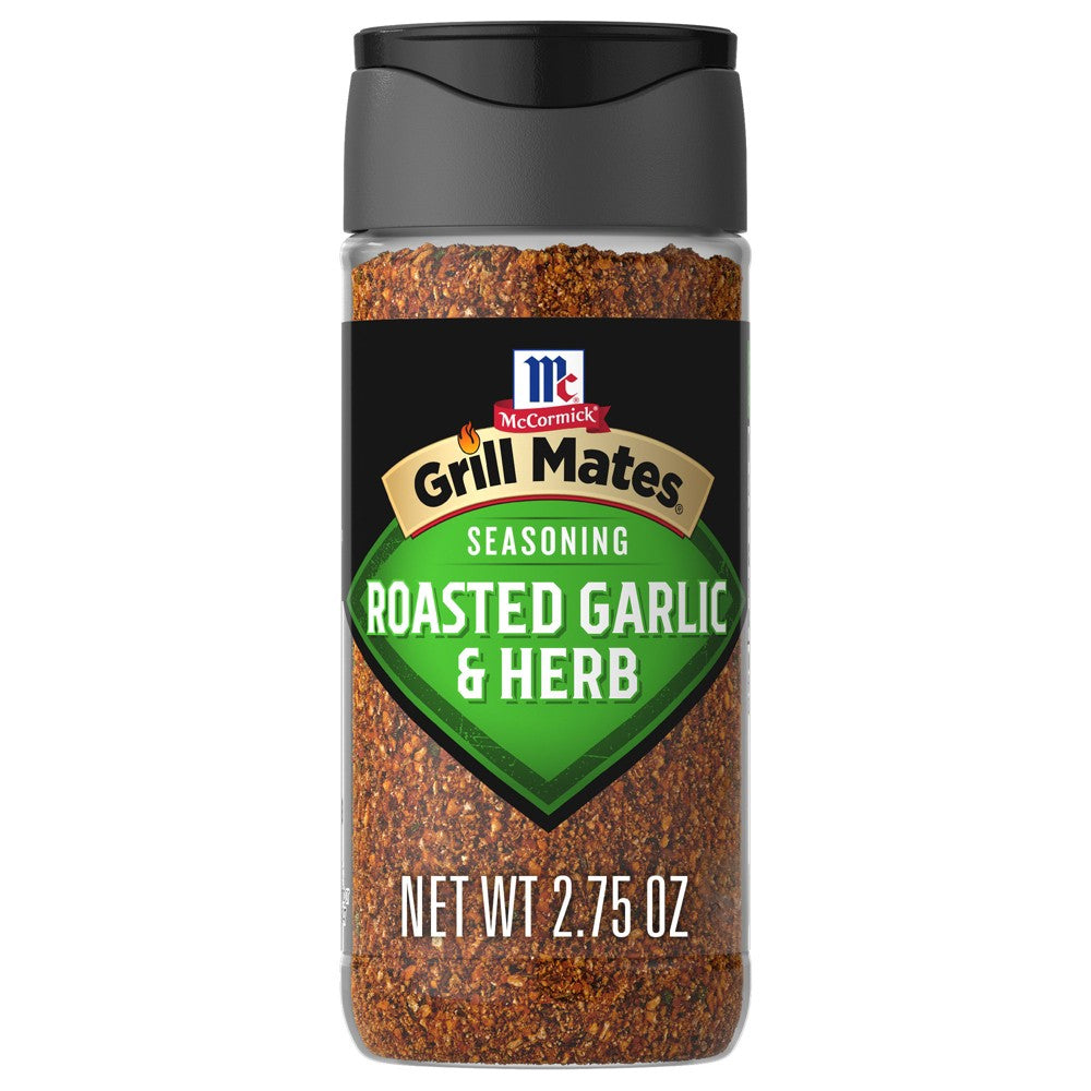 GRILL MATES (Pack of 18) Grill Mates Spice Roasted Garlic Herb Seasoning Spice Blend 2.75 Oz