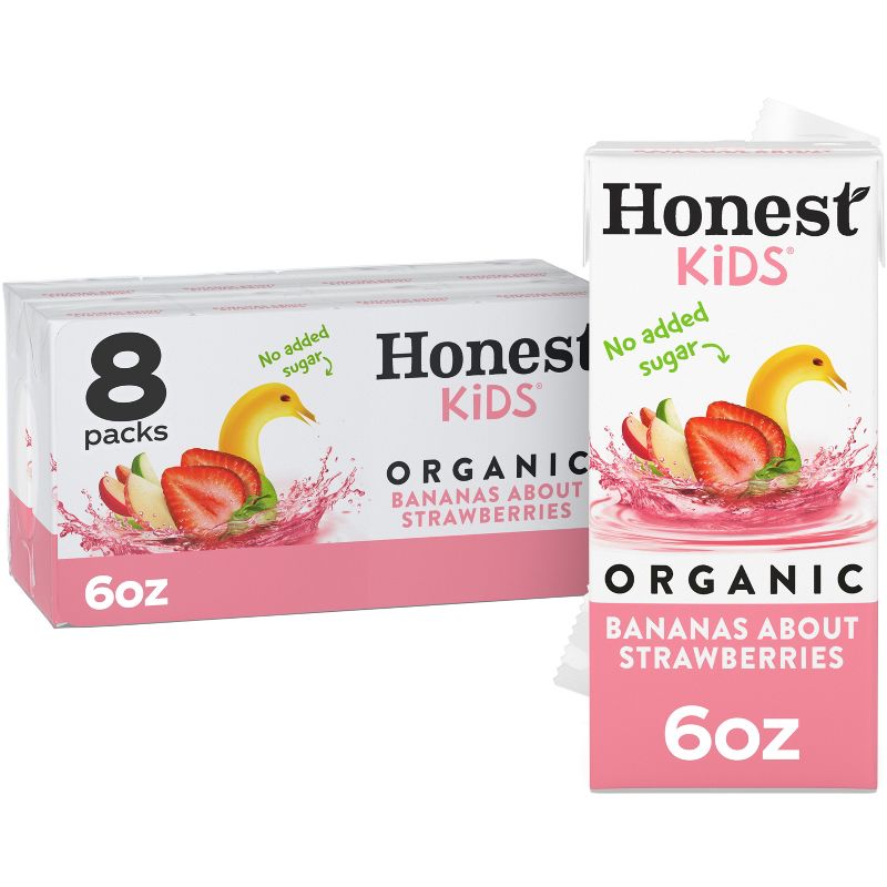 Honest Kids Juice Bananas About Strawberries 8-Pack