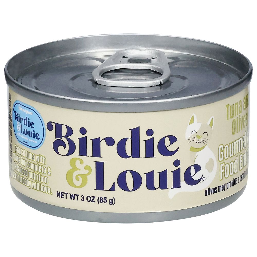 BIRDIE AND LOUI (Pack Of 24) Birdie And Louie Cat Food Tuna Olive 3 Oz