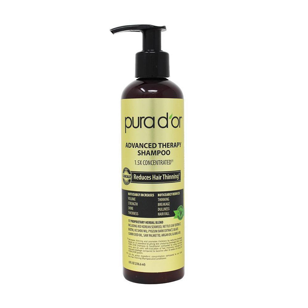 PURA D OR (Pack of 5) Pura D or Advanced Therapy Shampoo 8 Fl Oz