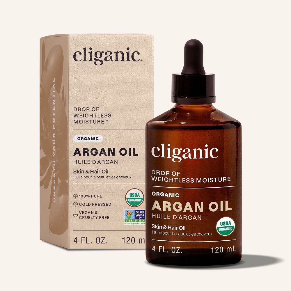 CLIGANIC (Pack of 5) Cliganic Argan Oil 4 Fl Oz
