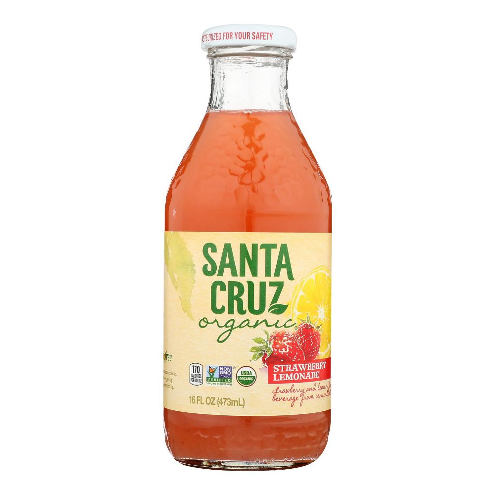SANTA CRUZ (Pack of 24) Santa Cruz Strawberry Lemonade 16 Fl Oz