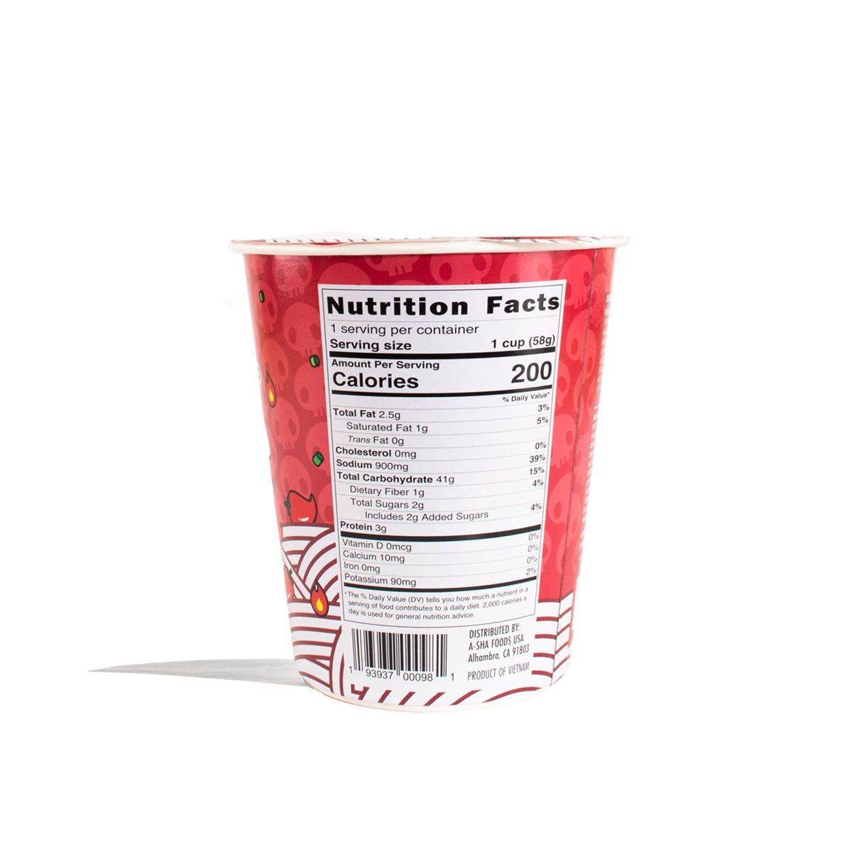 A-SHA (Pack Of 12) A-SHA Soup Noodle Spicy Beef 2 Oz