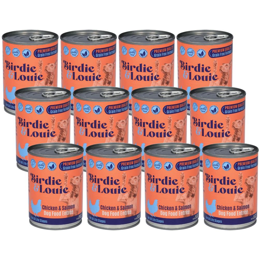 Birdie And Louie Food Wet Dog Chicken Salmon