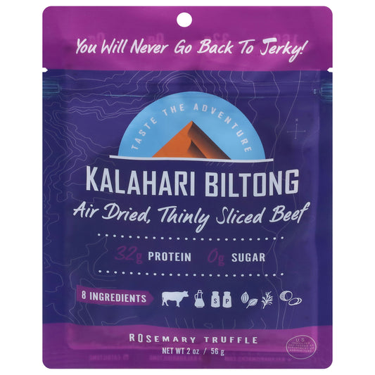 Kalahari Biltong Biltong Rosemary Truffle 2 Oz Pack of 8