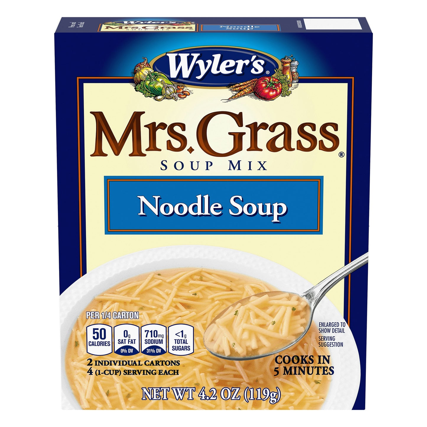 Mrs Grass Mix Soup Chicken Noodle 5 oz (Pack of 12)
