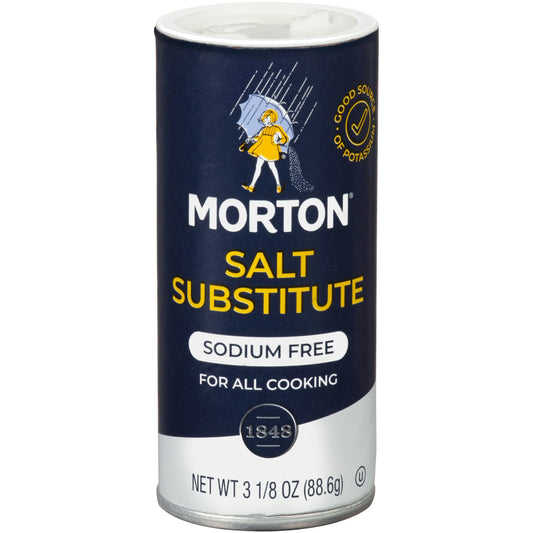 Mortons Salt Substitute Plain 3.18 Oz (Pack Of 12)