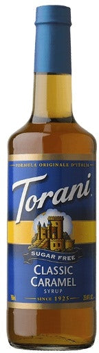 Torani Sugar Free Classic Caramel Flavoring Syrup - 25.4 Fluid Ounce (Pack of 6)