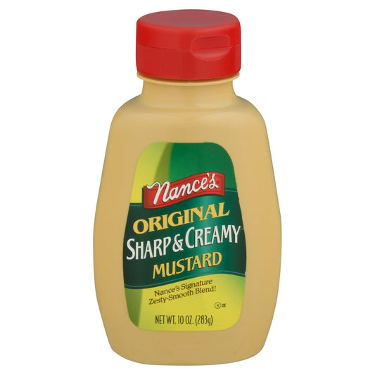 Nances Mustard Sharp & Creamy 10 Oz (Pack of 6)
