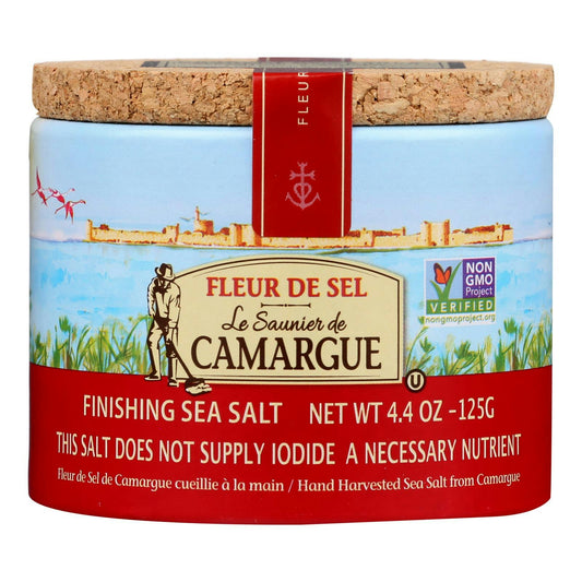 Le Saunier De Camargue Sea Salt - 4.4 oz (Pack of 6)