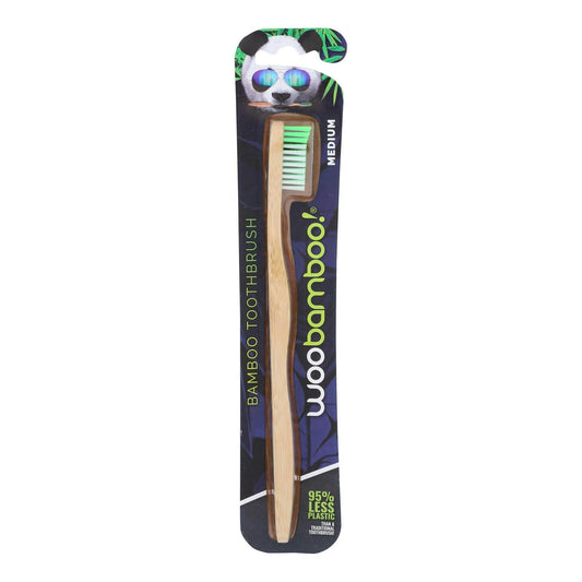 Woobamboo! Adult Medium Toothbrushes - Count (Pack of 6)