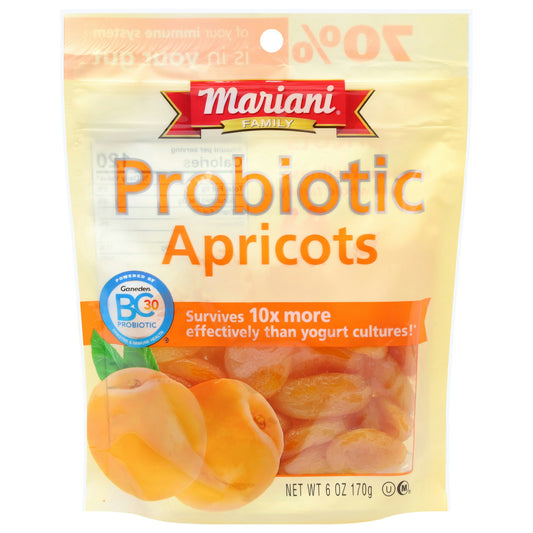 Mariani Apricots Probiotic 6 Oz (Pack of 12)