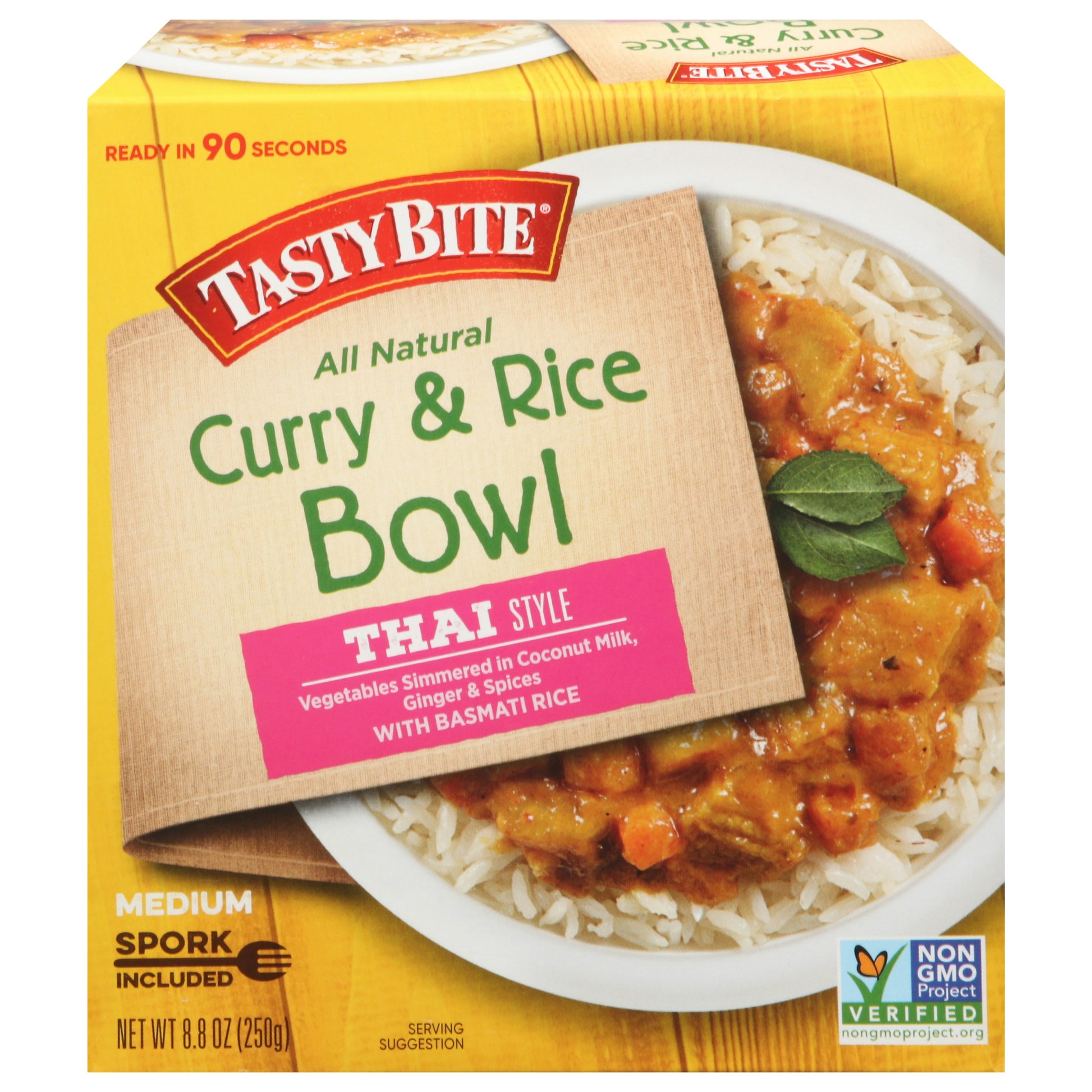Tasty Bite Bowl Curry Rice 8.8 Oz (Pack of 6)
