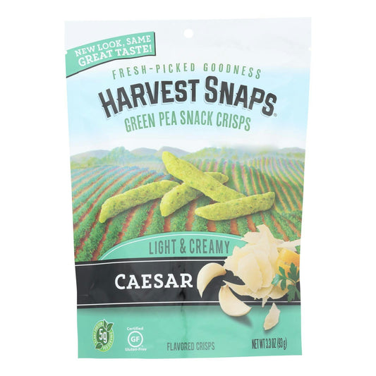 Harvest Snaps Snack Crisps Caesar 3.3 Oz Pack of 12