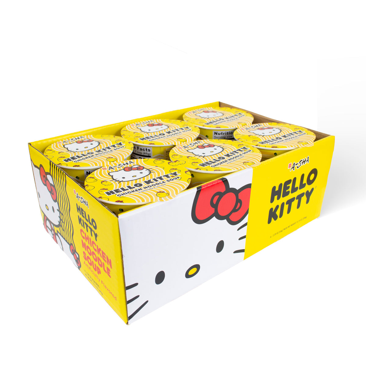 A-SHA (Pack Of 12) A-SHA Hello Kitty Chicken Noodle Soup 2.29 Oz - 2 Boxes 6 each