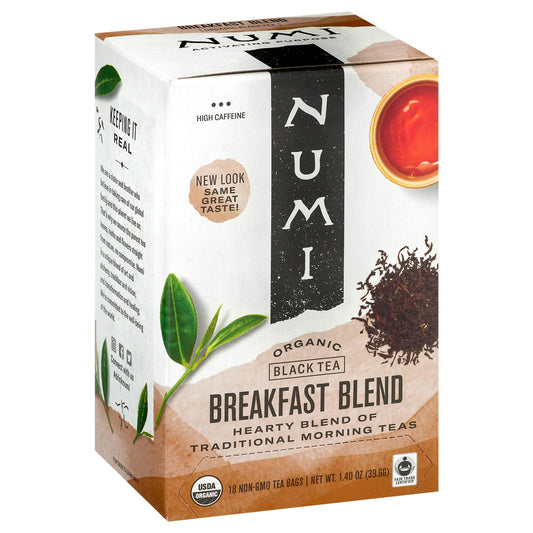 Numi Teas Tea Breakfats Blend 18 Bg Pack of 6