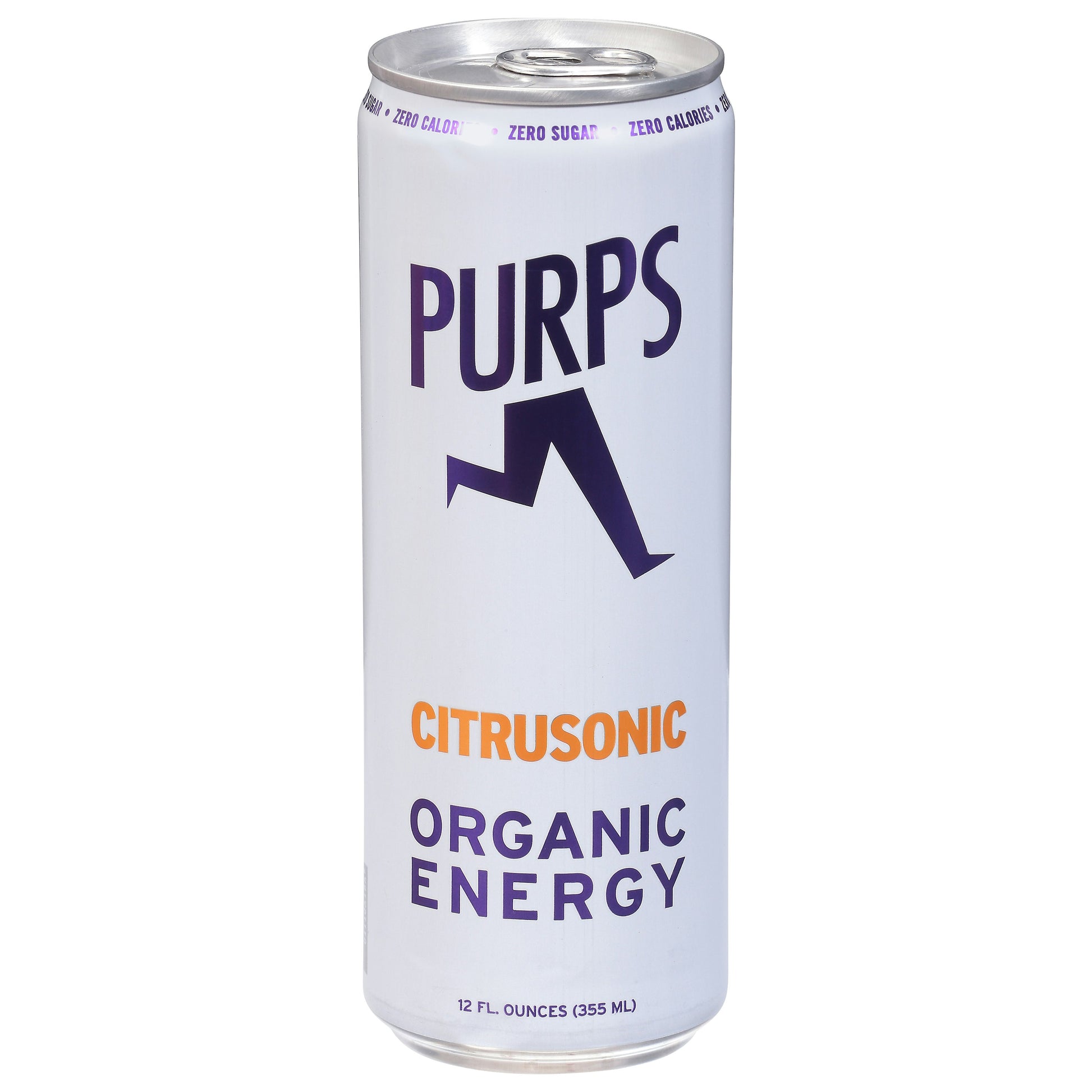 Purps Beverage Organic Citrusonic Energy Drink - 12 Fl. oz (Pack of 12)