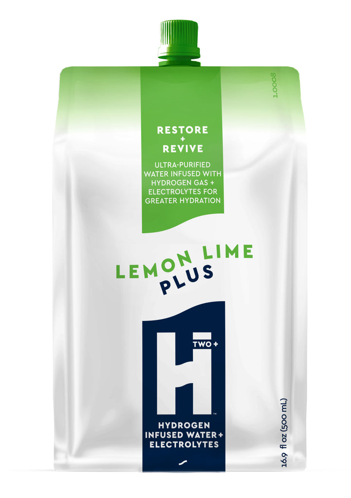 HTWO HYDROGEN W (Pack of 18) Htwo Hydrogen Water Htwo Plus Lemon Natural Functional W 16.9 Fl Oz