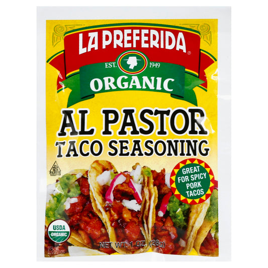 Lp Organic Al Pastor Taco Seasoning 1 Oz Pack of 12