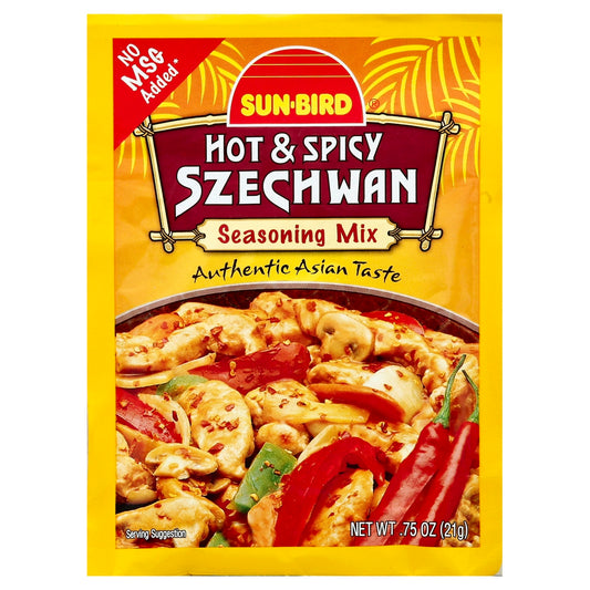 Sunbird Mix Seasoning Szechwan Hot Spicy 0.75 oz (Pack of 24)