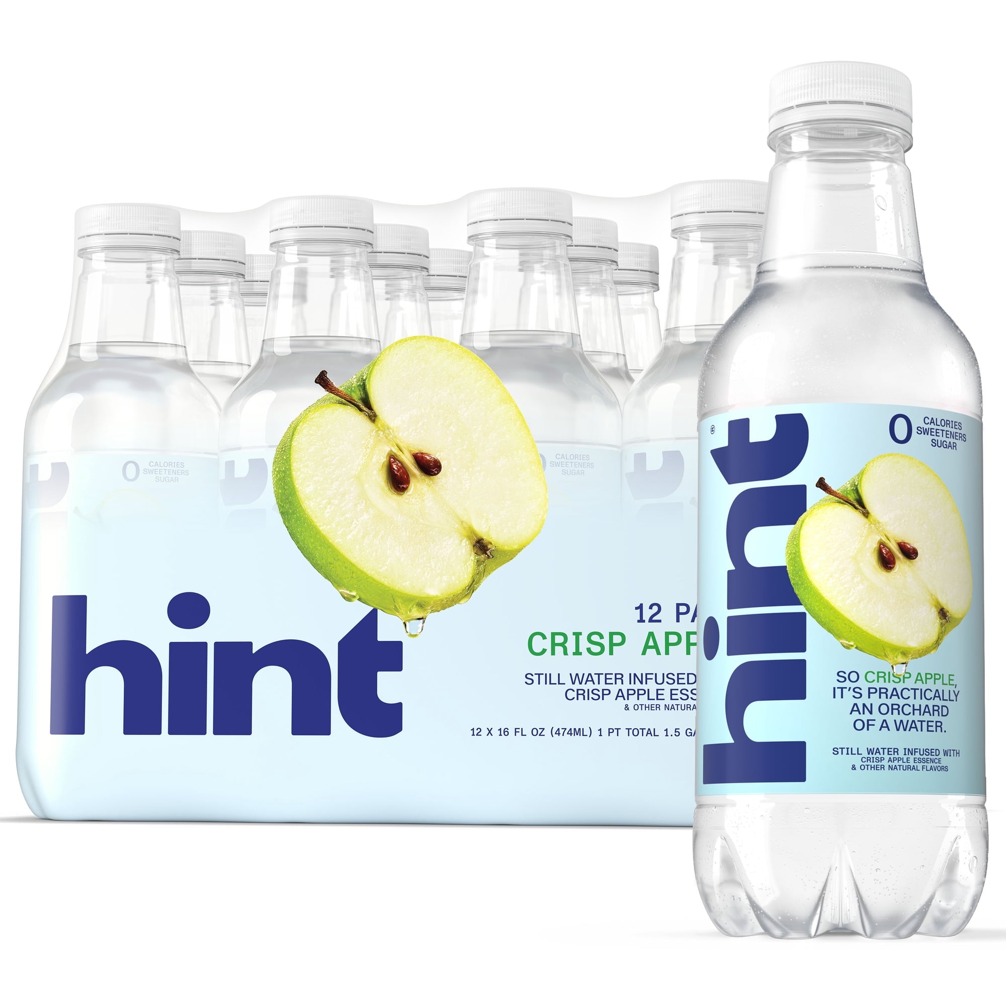 HINT (Pack of 24) Hint Water Essence Crisp Apple 16 Fl Oz
