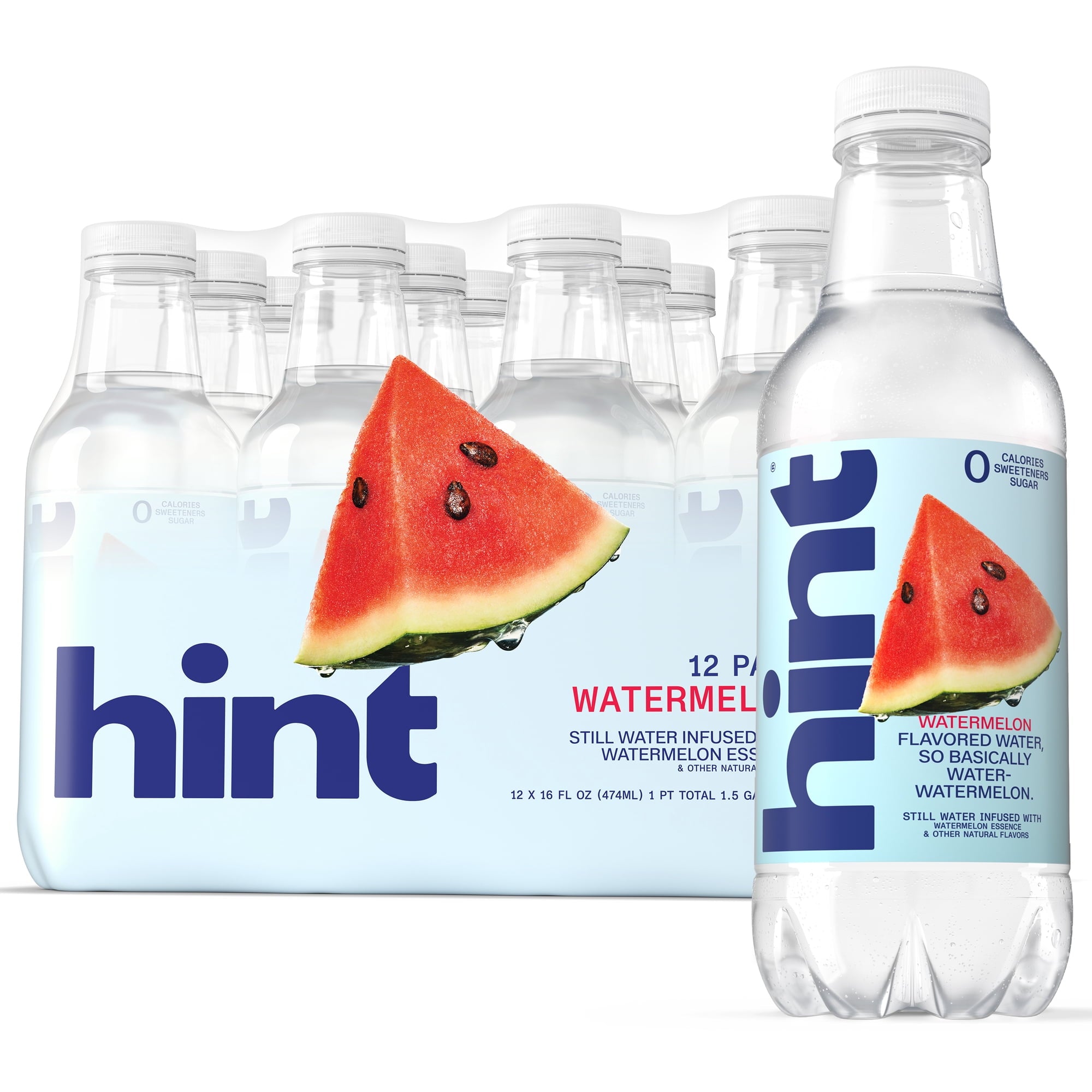 HINT (Pack of 24) Hint Water Essence Watermelon 16 Fl Oz